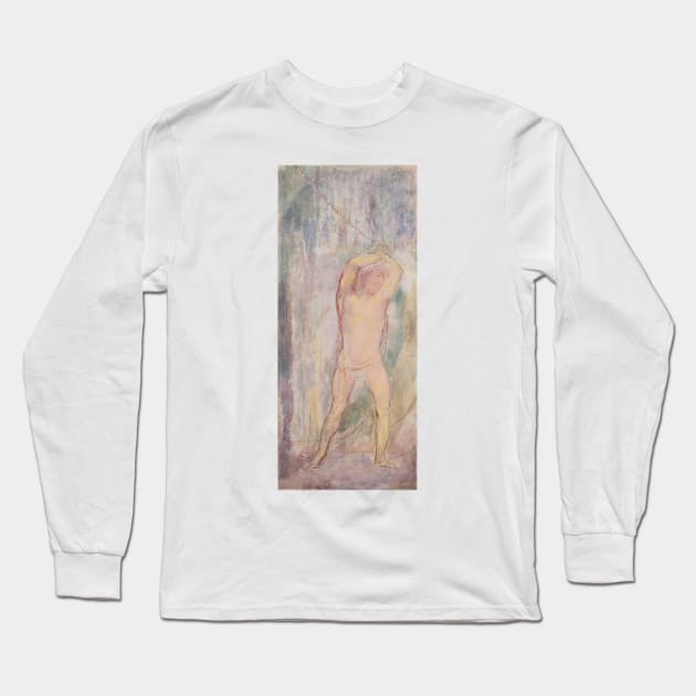 Bell-Tower Keeper by Odilon Redon Long Sleeve T-Shirt by Classic Art Stall